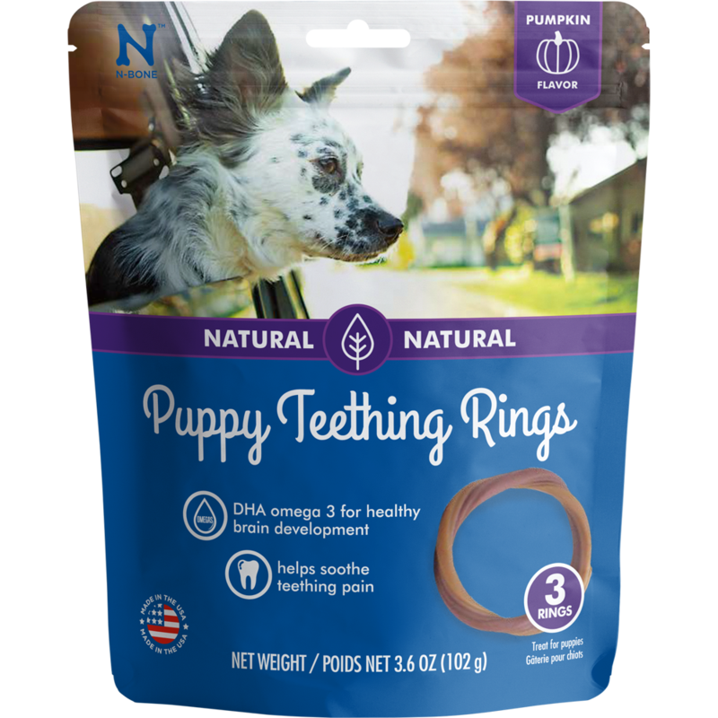 N-Bone® Puppy Teething Rings Pumpkin
