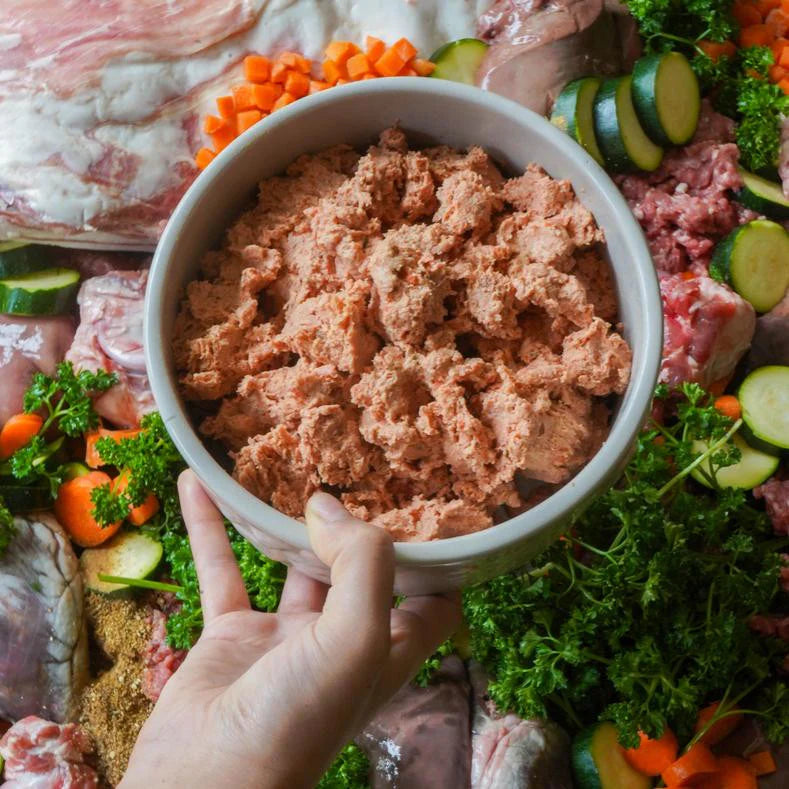 Oma's Pride Woof Complete Dog Lamb Recipe, Frozen Raw Dog Food