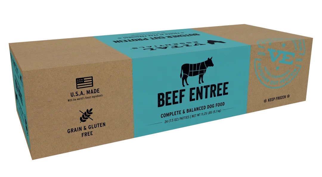 Vital Essentials Beef Patties Entree, Frozen-Raw Dog Food