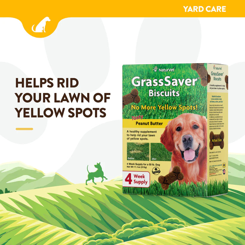 NaturVet GrassSaver® Biscuits 22-oz, Dog Supplement