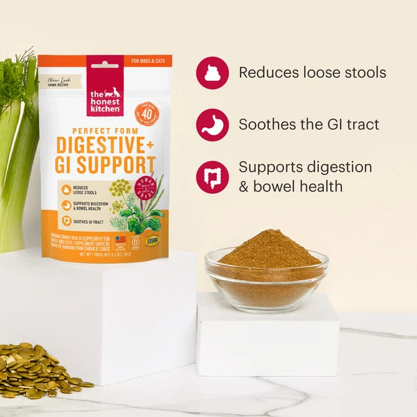 The Honest Kitchen Perfect Form Herbal Digestive Supplement, 3.2oz Bag
