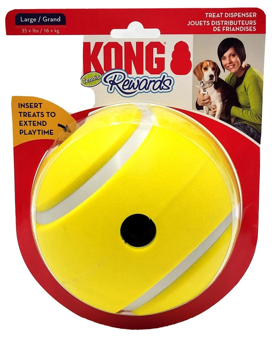 Kong Rewards Tennis Ball Treat Dispensing, Large Dog Toy