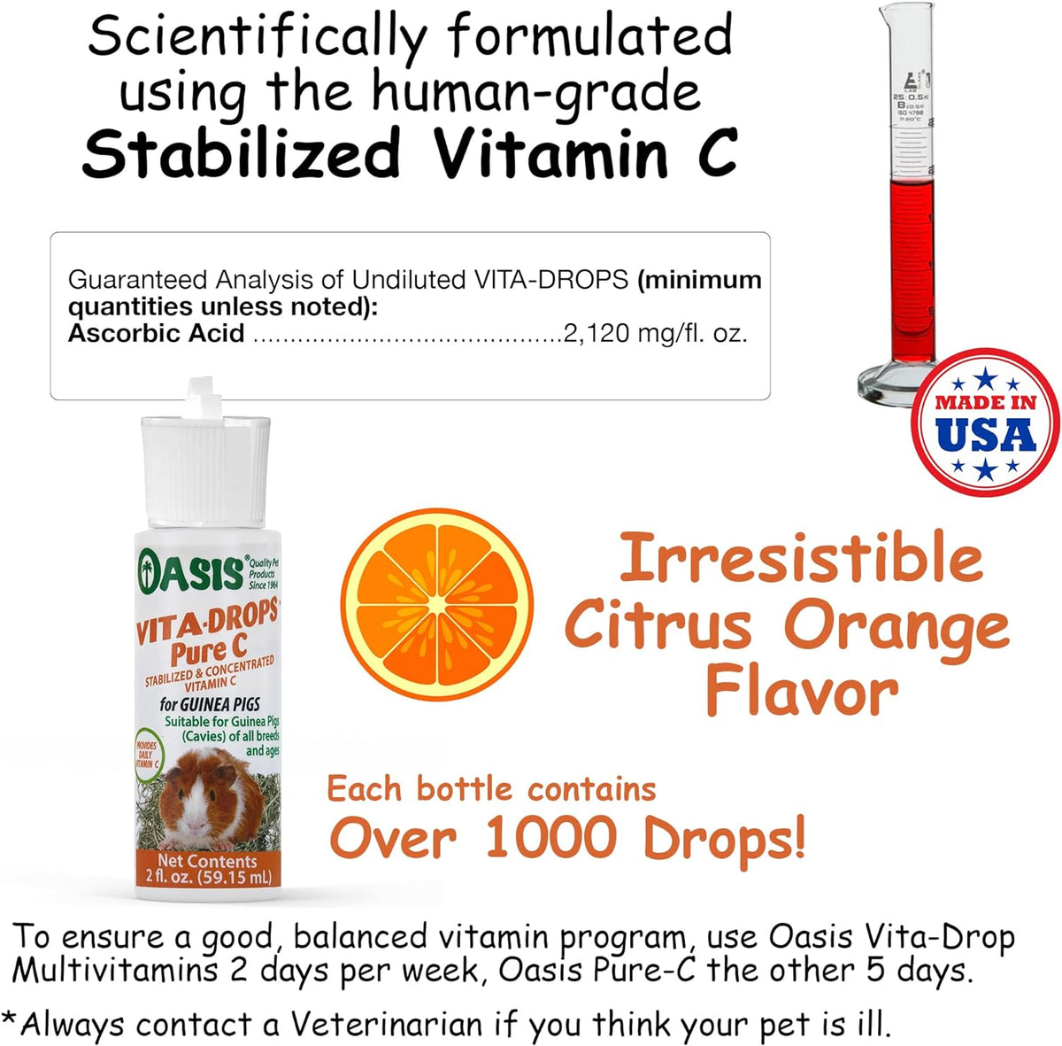 Illustration of Buy Guinea Pig Vitamin C Supplement Usa