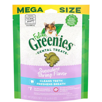 FELINE GREENIES Succulent Shrimp Recipe 4.6-oz, Cat Treat