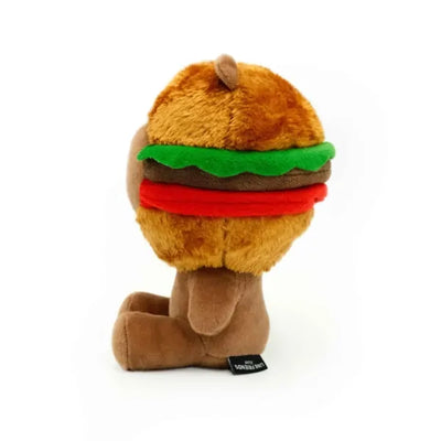 Zippy Paws Brown Plush Burger Time, Dog Toy