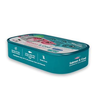 Open Farm Salmon & Cod 3.17-oz, Cat Meal Topper, Case Of 17