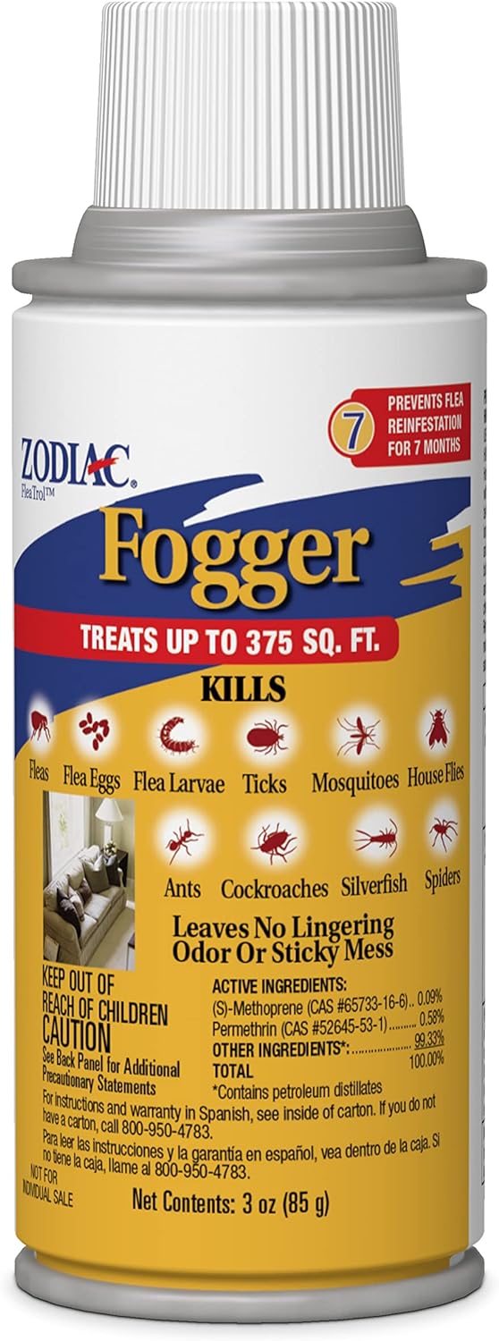 Zodiac Flea & Tick Fogger 3-oz, 3-Pack