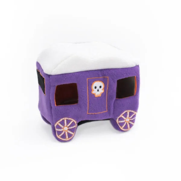 Zippy Paws Halloween Burrow® Haunted Carriage, Dog Toy