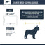 Tall Tails Dream Chaser Classic Crate Bed, Dog Bed, Gray