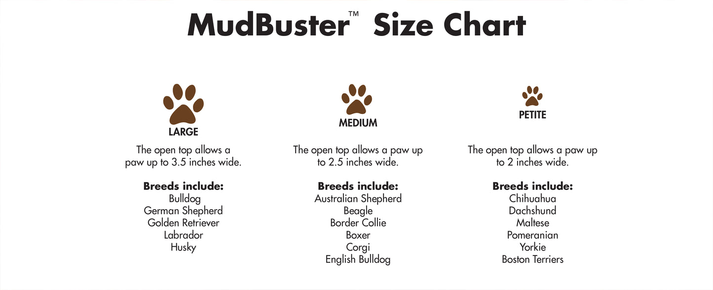 Dexas MudBuster Portable Paw Cleaner