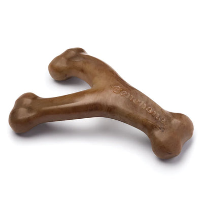 Benebone Bacon Wishbone, Dog Toy