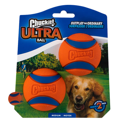 Chuckit! Ultra Ball® Small, 2-Pack, Dog Toy