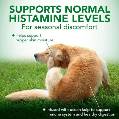 Vets Best Seasonal Allergy Support Tablets 60-Count, Dog Supplement