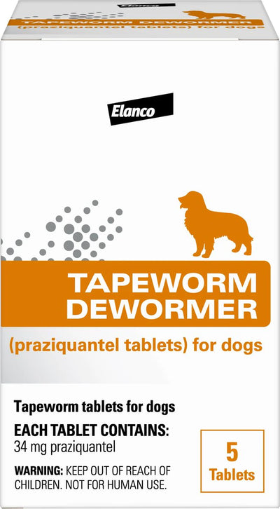 Bayer Tapeworm Dewormer 5-Count, Dog Dewormer