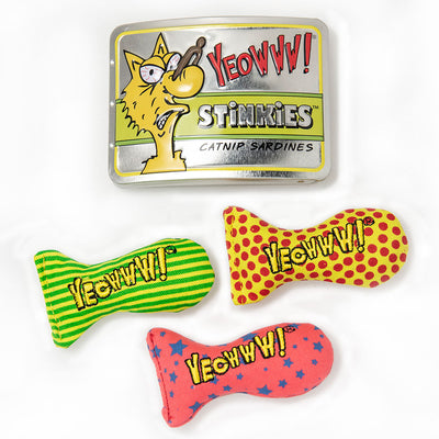 Yeowww! Tin Of Stinkies 3-Pack, Cat Toy