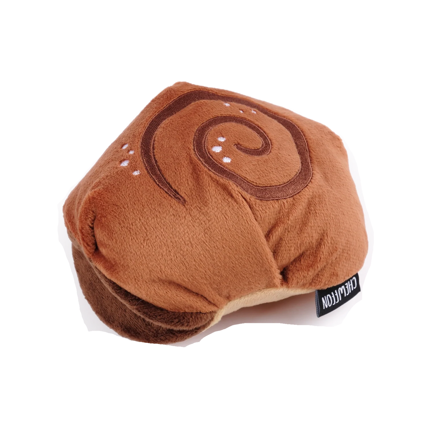 Chewffon Cinnamon Roll Squeaky Snuffle, Dog Toy