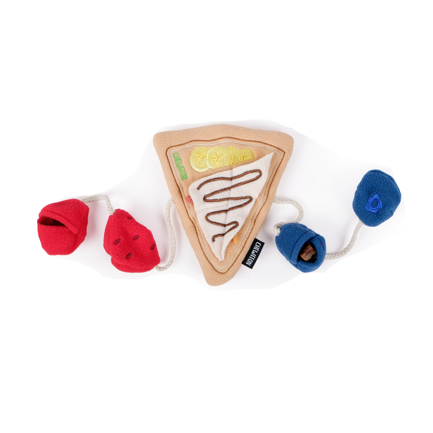 Chewffon Crepe Snuffle & Treat Puzzle, Dog Toy