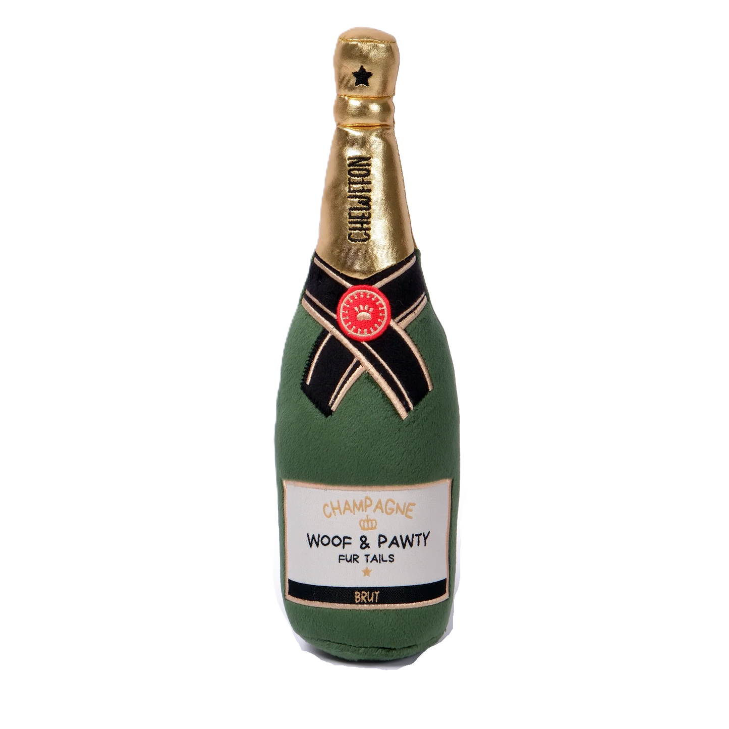 Chewffon Champagne Squeaky, Dog Toy
