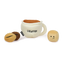 Chewffon Espresso Squeaky, Dog Toy