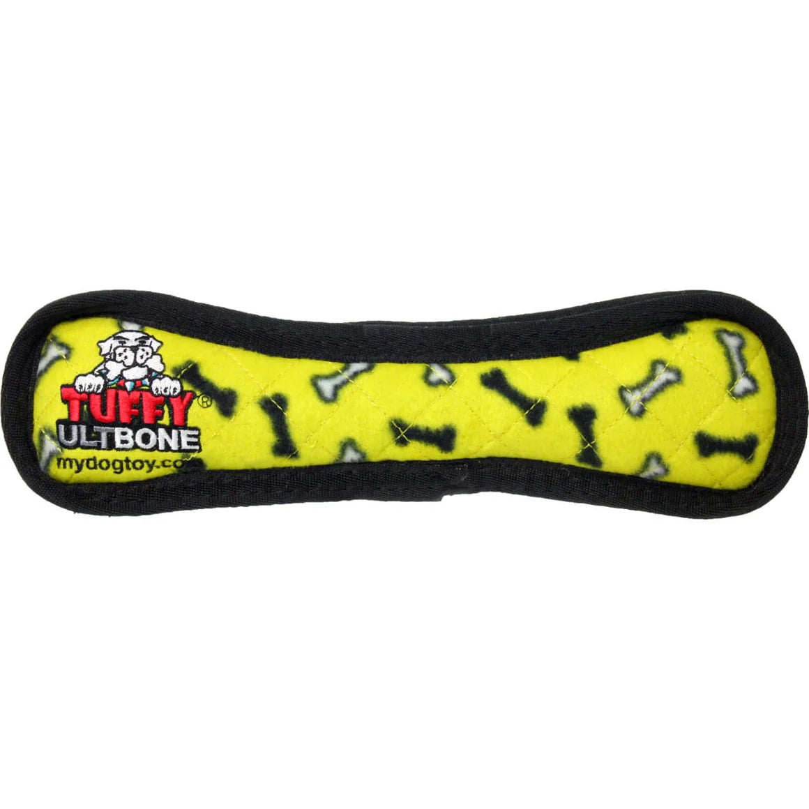 Tuffy Dog Toys Yellow Ultimate Bone, Dog Toy