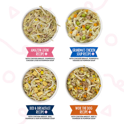 Weruva Meals 'N More Belly Belly Nice! Variety Pack, Wet Dog Food, 3.5-oz, Case Of 10