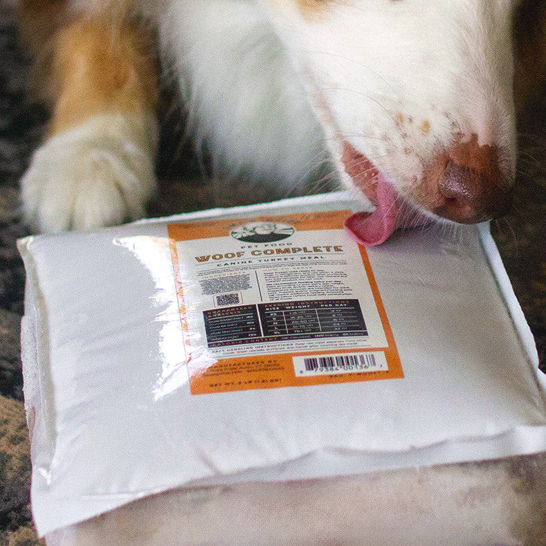 Oma's Pride Woof Complete Dog Turkey Recipe, Frozen Raw Dog Food