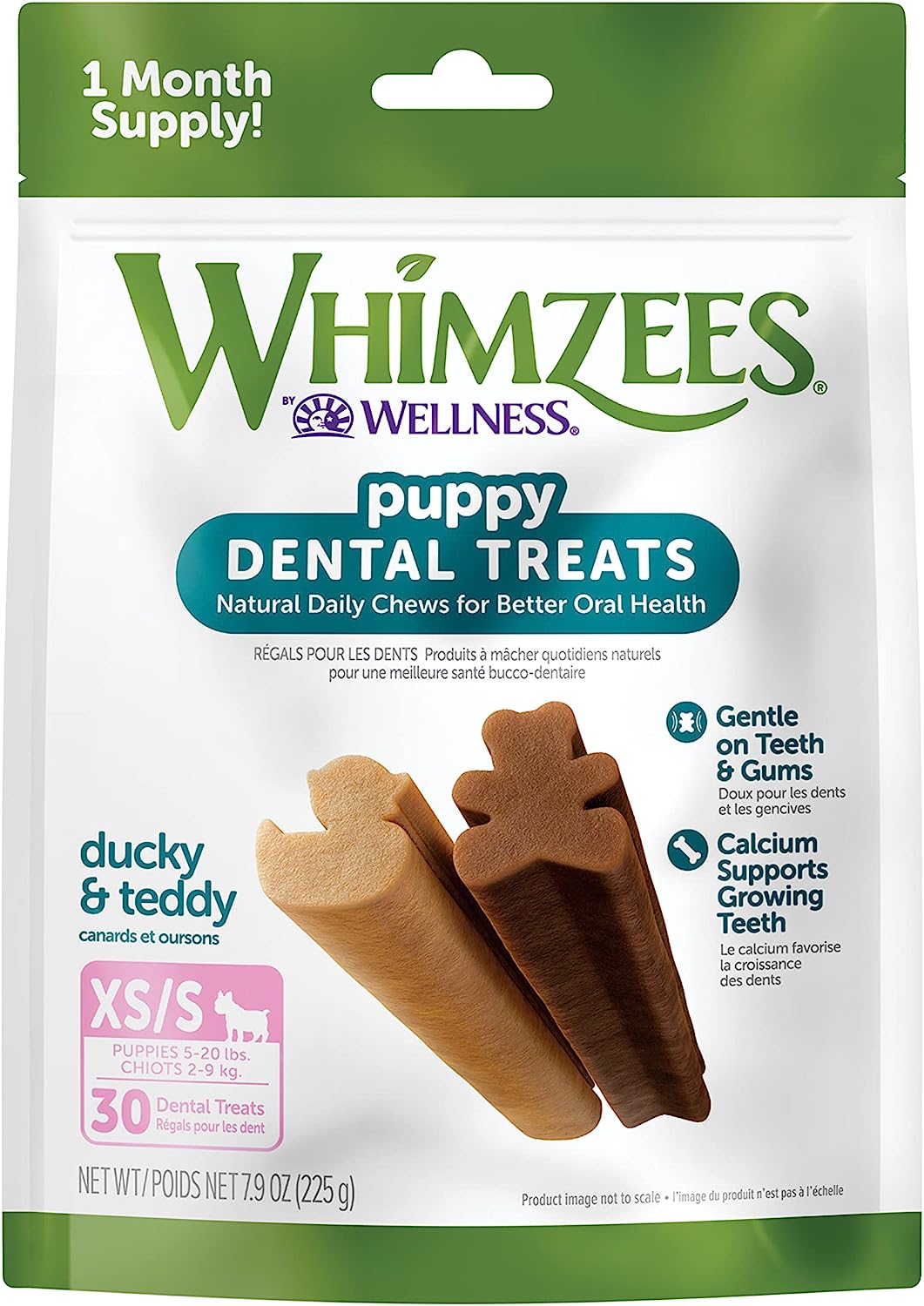 Whimzees All Natural Daily Dental Treats For Puppies