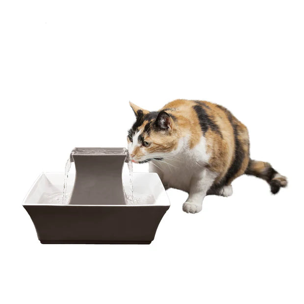 Petsafe Drinkwell White Pagoda Pet Fountain, 70-oz Capacity