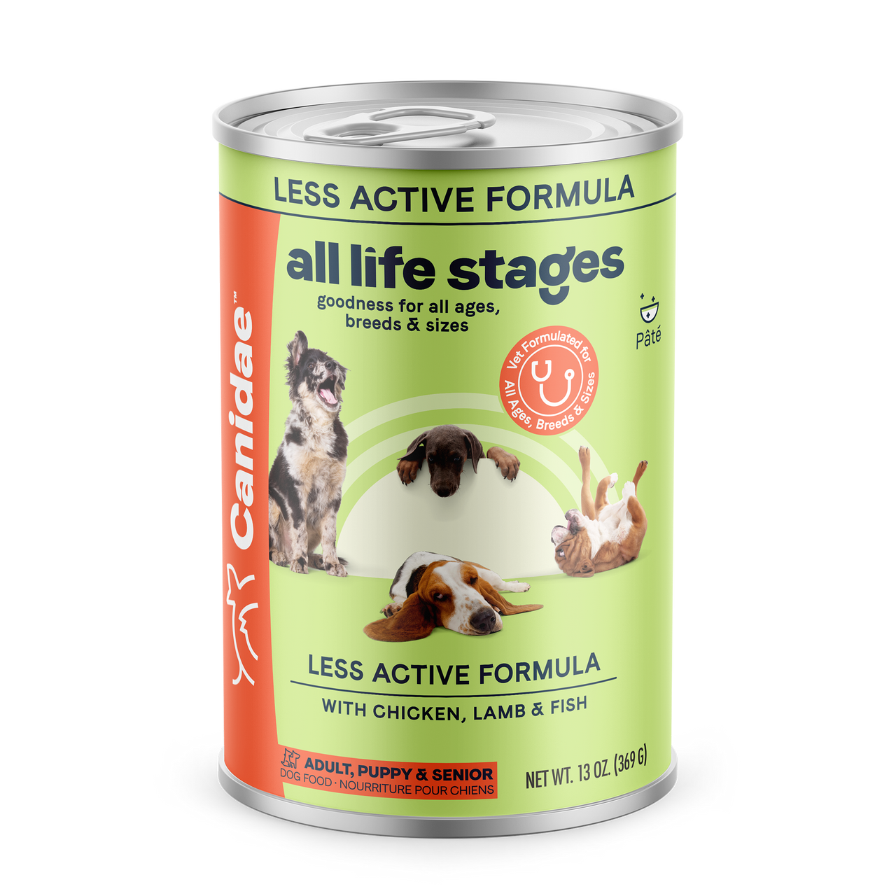 Canidae All Life Stages Less Active Formula 13-oz, Wet Dog Food, Case Of 12