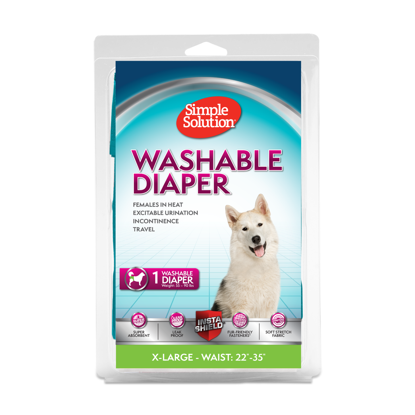 Simple Solution Washable Diaper For Dogs