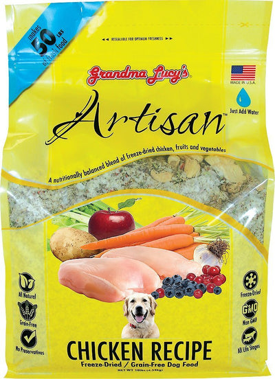 Grandma Lucy's Artisan Chicken, Freeze-Dried Dog Food