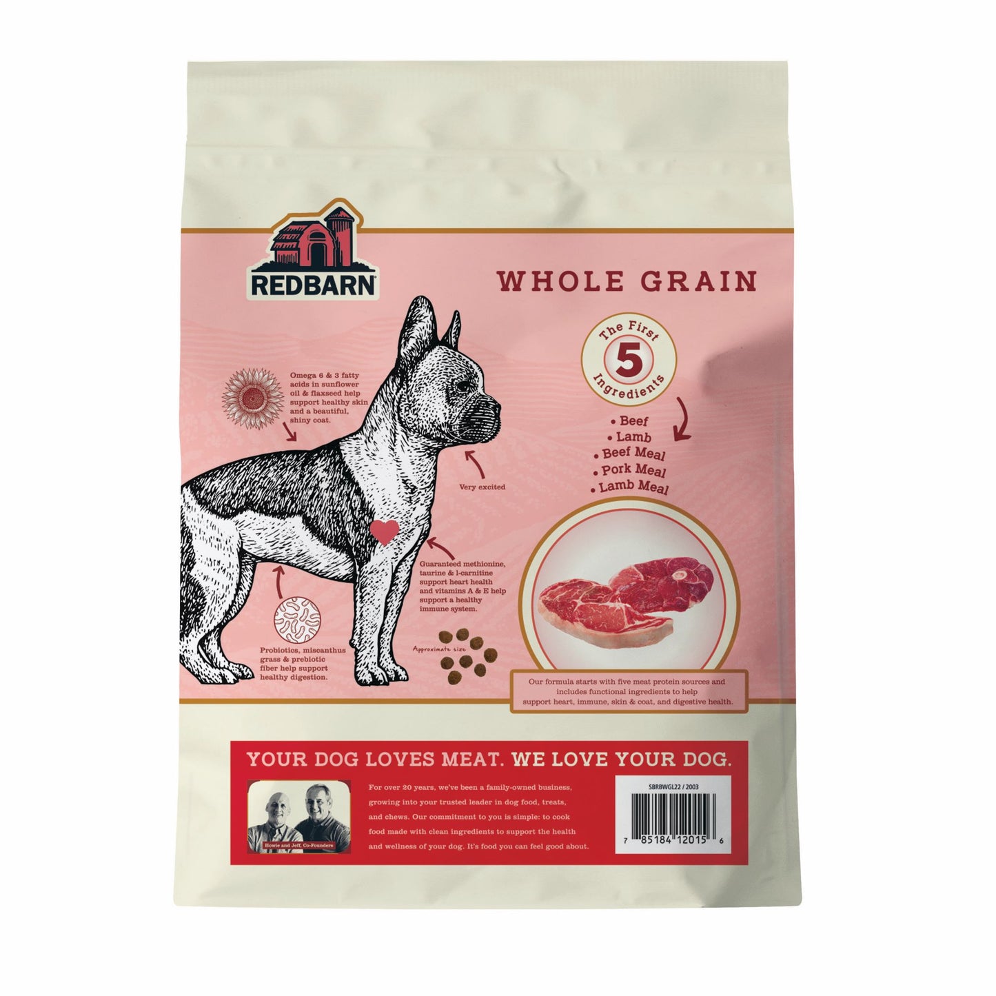 Redbarn Whole Grains Land Recipe, Dry Dog food