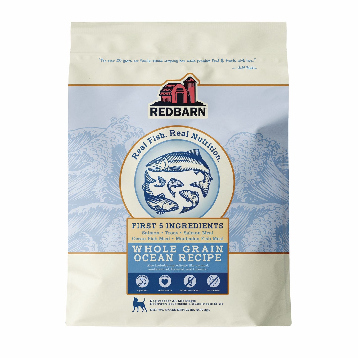 Redbarn Whole Grains Ocean Recipe, Dry Dog food