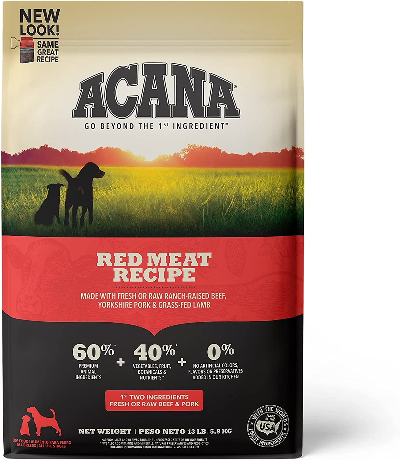 Acana Red Meat Recipe, Dry Dog Food