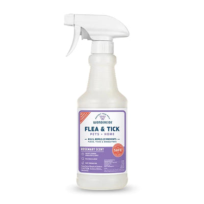 Wondercide Rosemary Flea And Tick Spray For Pets And Home With Natural Essential Oils, 16-oz Spray Bottle