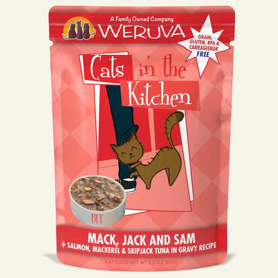 Cats In The Kitchen Mack, Jack & Sam 3-oz Pouch, Wet Cat Food