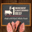 Merrick Power Bites Real Beef Recipe 6-oz, Dog Treat