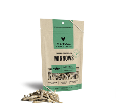 Vital Essentials Freeze-Dried Minnows, Dog Treats