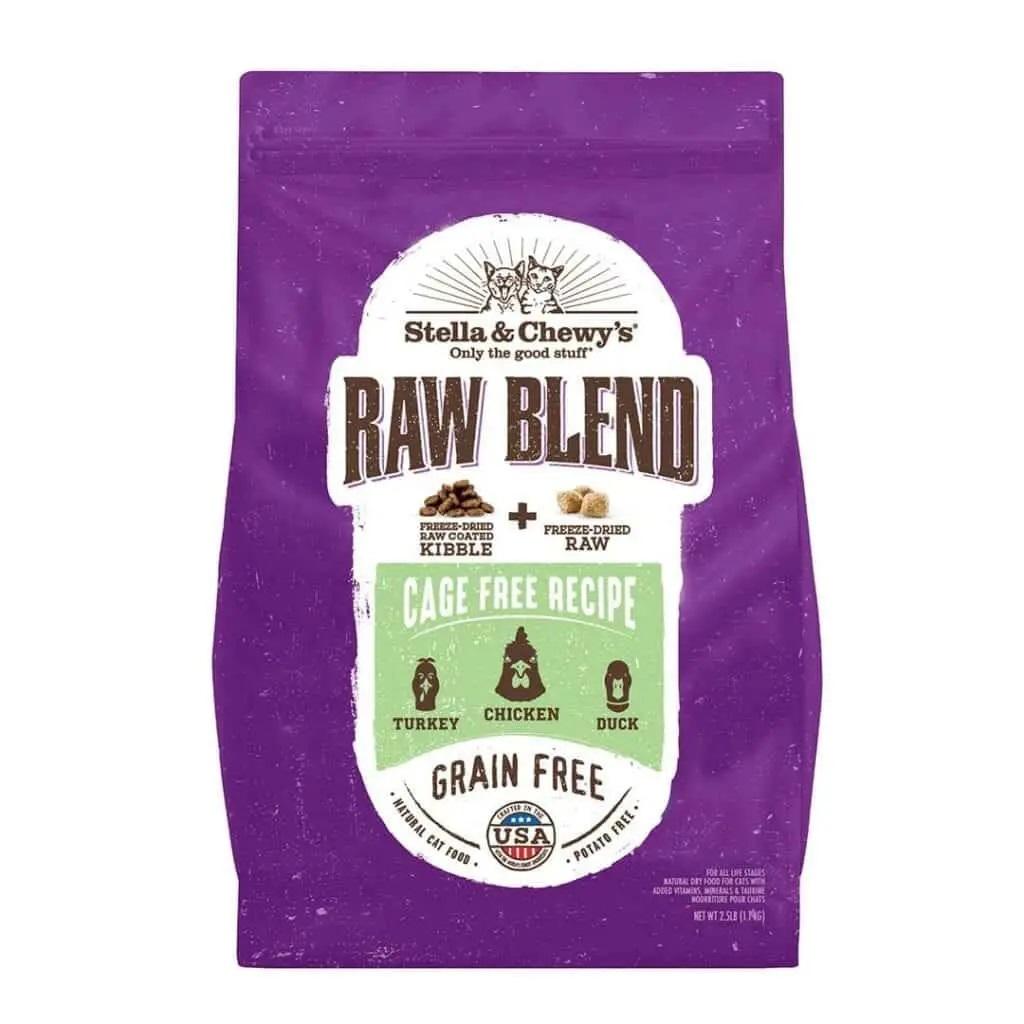 Stella & Chewy's Baked Kibble for Cats - Raw Blend Cage-Free Dry Cat Food
