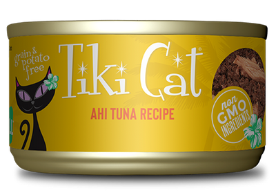 Tiki Cat Hawaiian Grill, Ahi Tuna Recipe, Wet Cat Food, 2.8-oz Case of 12