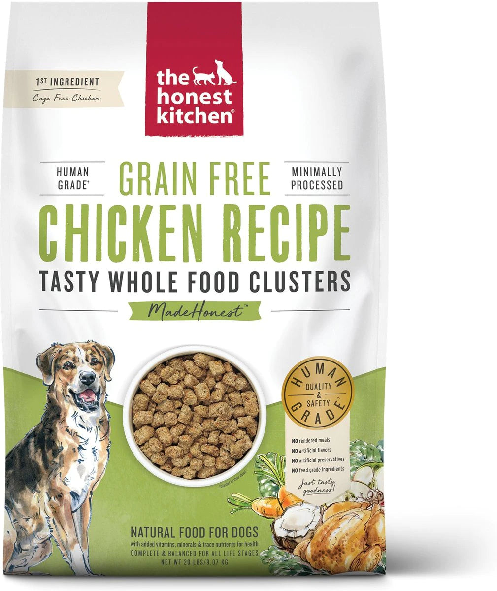 The Honest Kitchen Grain Free Chicken Recipe Tasty Whole Food Clusters Dry Dog Food