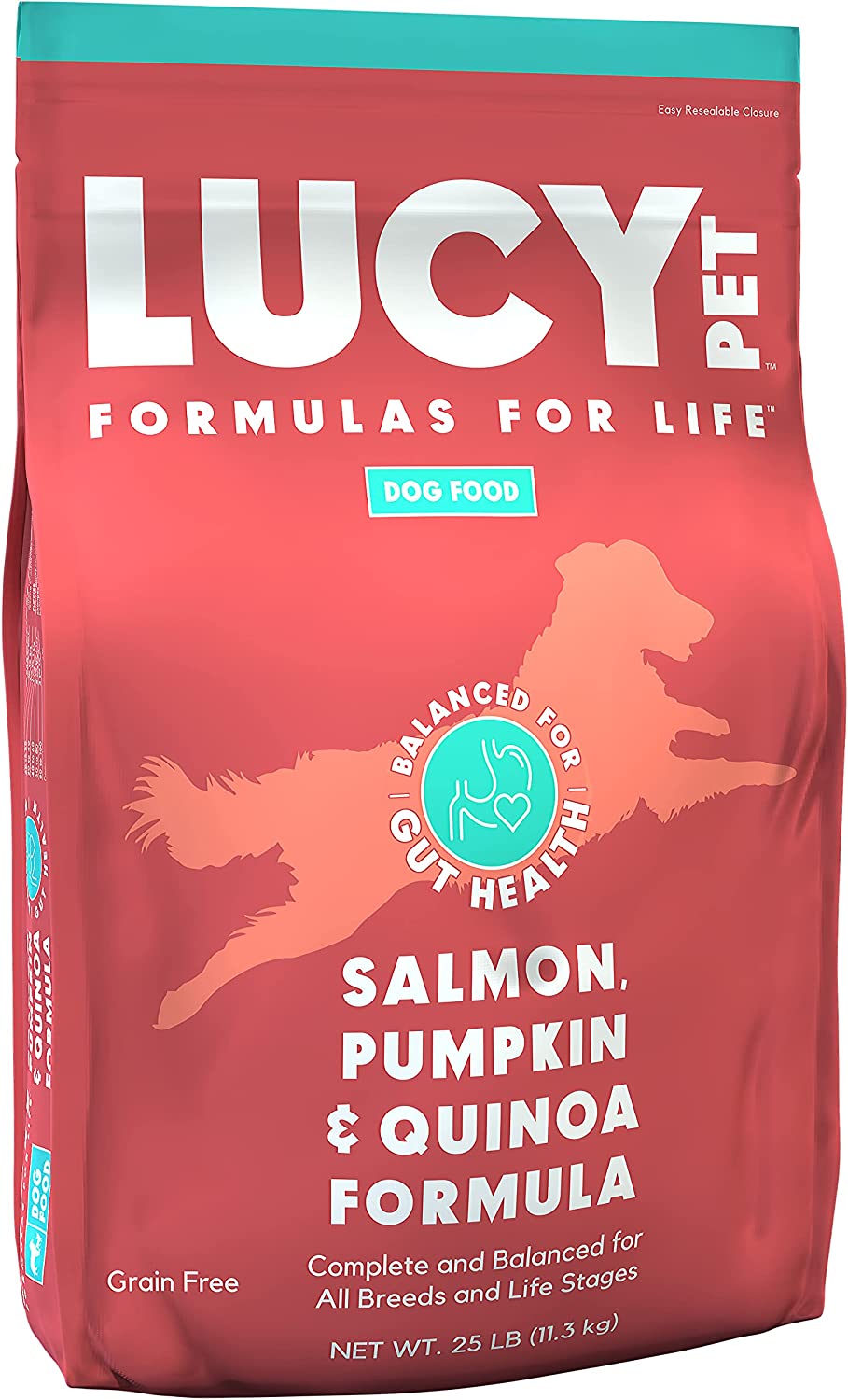 Lucy Pet Salmon, Pumpkin & Quinoa, Dry Dog Food