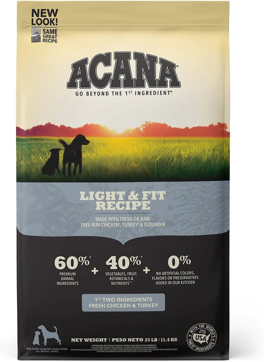 Acana Light & Fit Recipe, Dry Dog Food