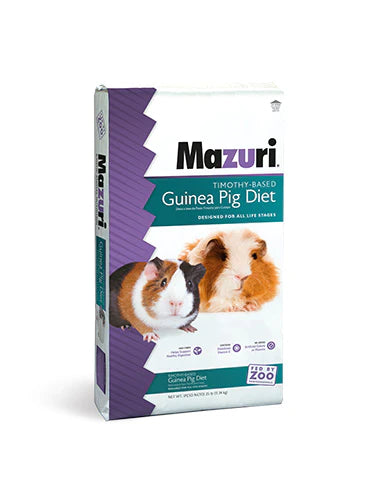 Mazuri® Timothy-Based Guinea Pig Diet, 25-lb Bag