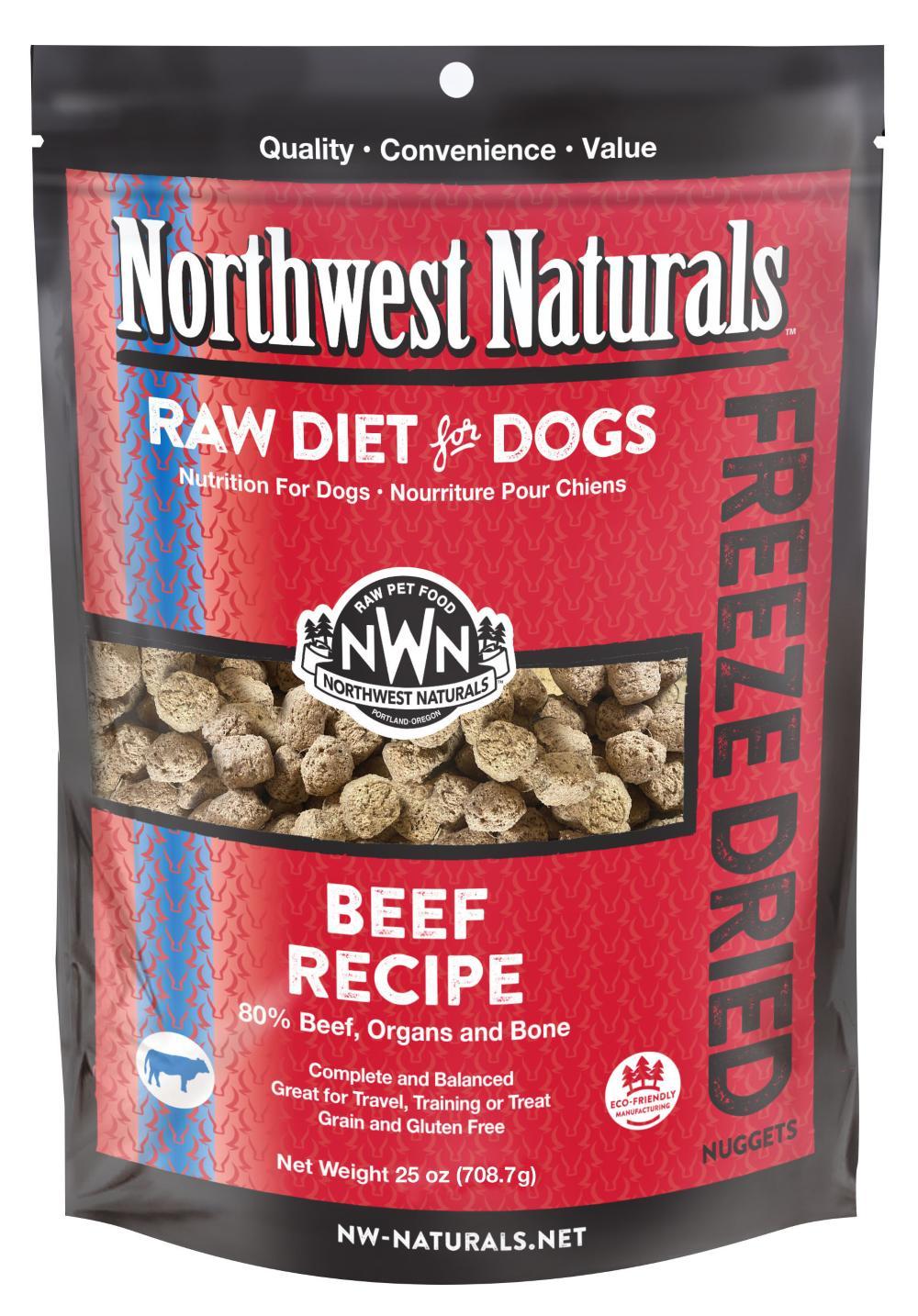 Northwest Naturals Beef Recipe, Freeze-Dried Raw Dog Food