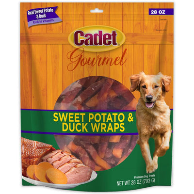 Cadet Duck and Sweet Potato Wraps Dog Treats, 28-oz Bag