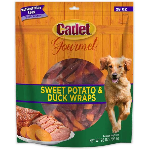 Cadet Duck and Sweet Potato Wraps Dog Treats 28 oz Bag Anaheim