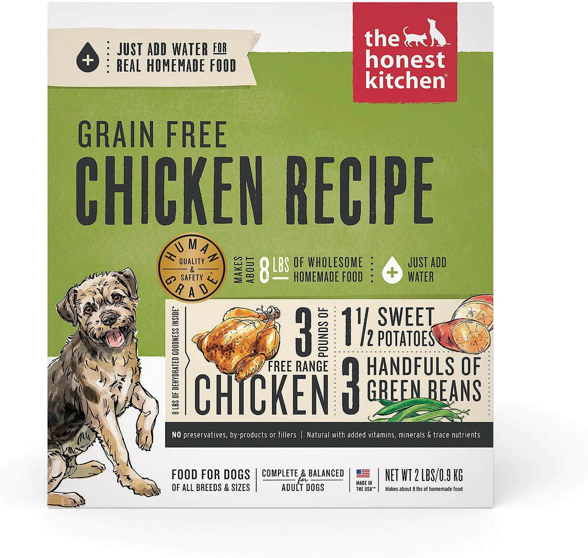 The Honest Kitchen Grain Free Chicken Recipe Adult Dehydrated Dog Food