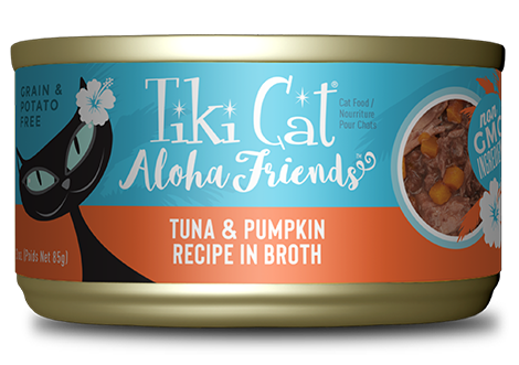 Tiki Cat Aloha Friends Tuna And Pumpkin Recipe, Wet Cat Food