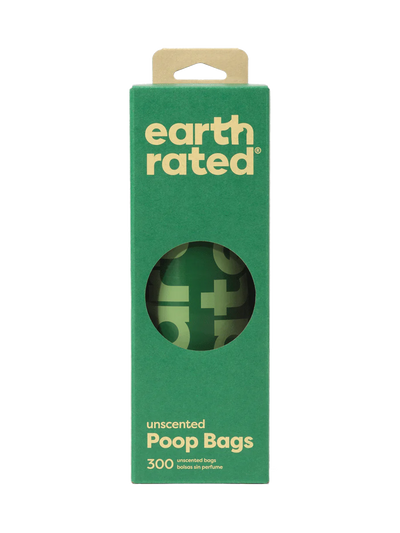 Earth Rated Large Dog Poop Bags, Single Roll, 300-Count